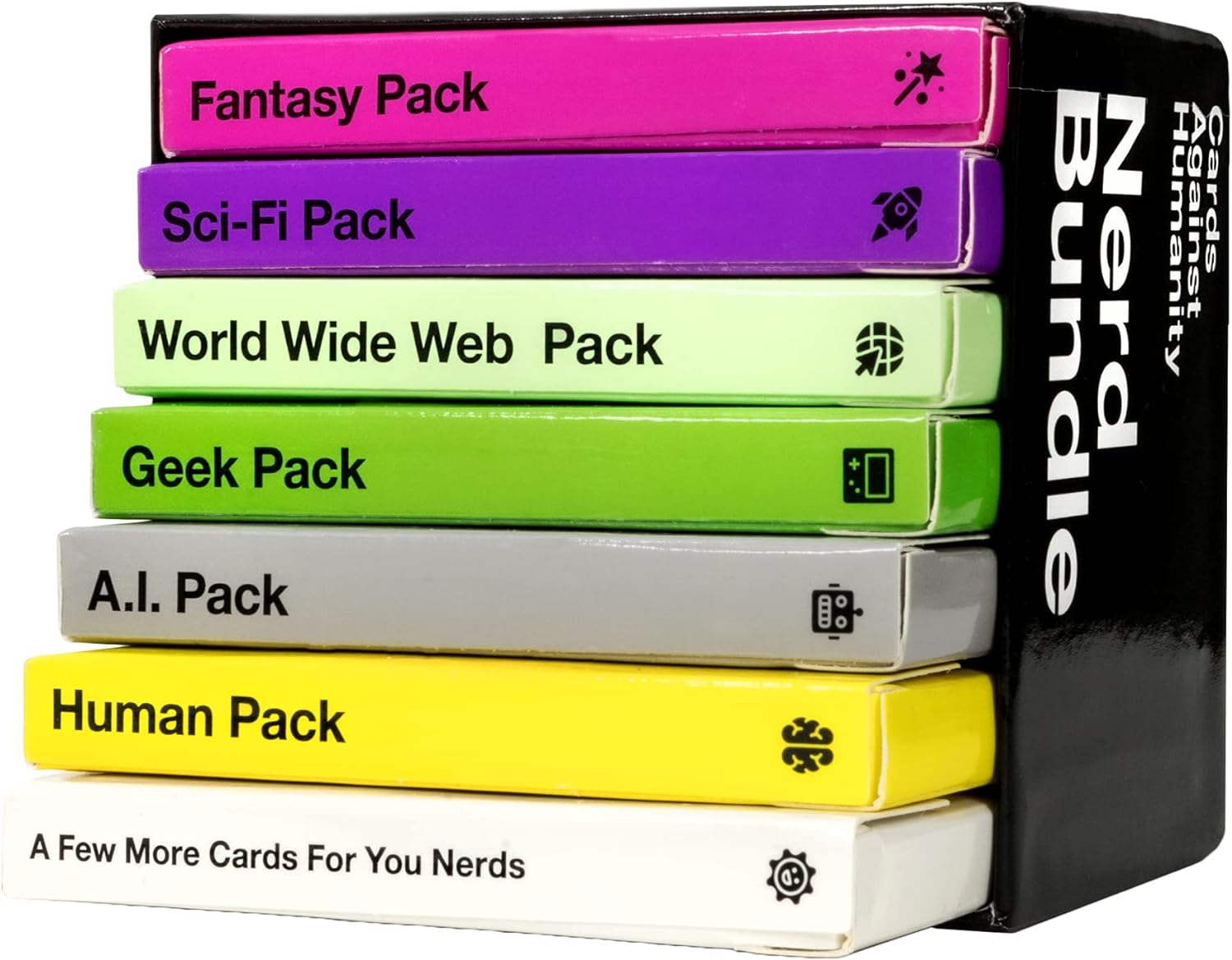Cards Against Humanity: Nerd Bundle • 6 Themed Packs + 10 All-New Cards