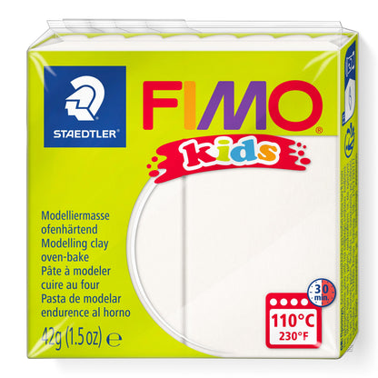 Fimo-8030-0 ST Pasta de modelar, Color blanco (Staedtler 8030-0