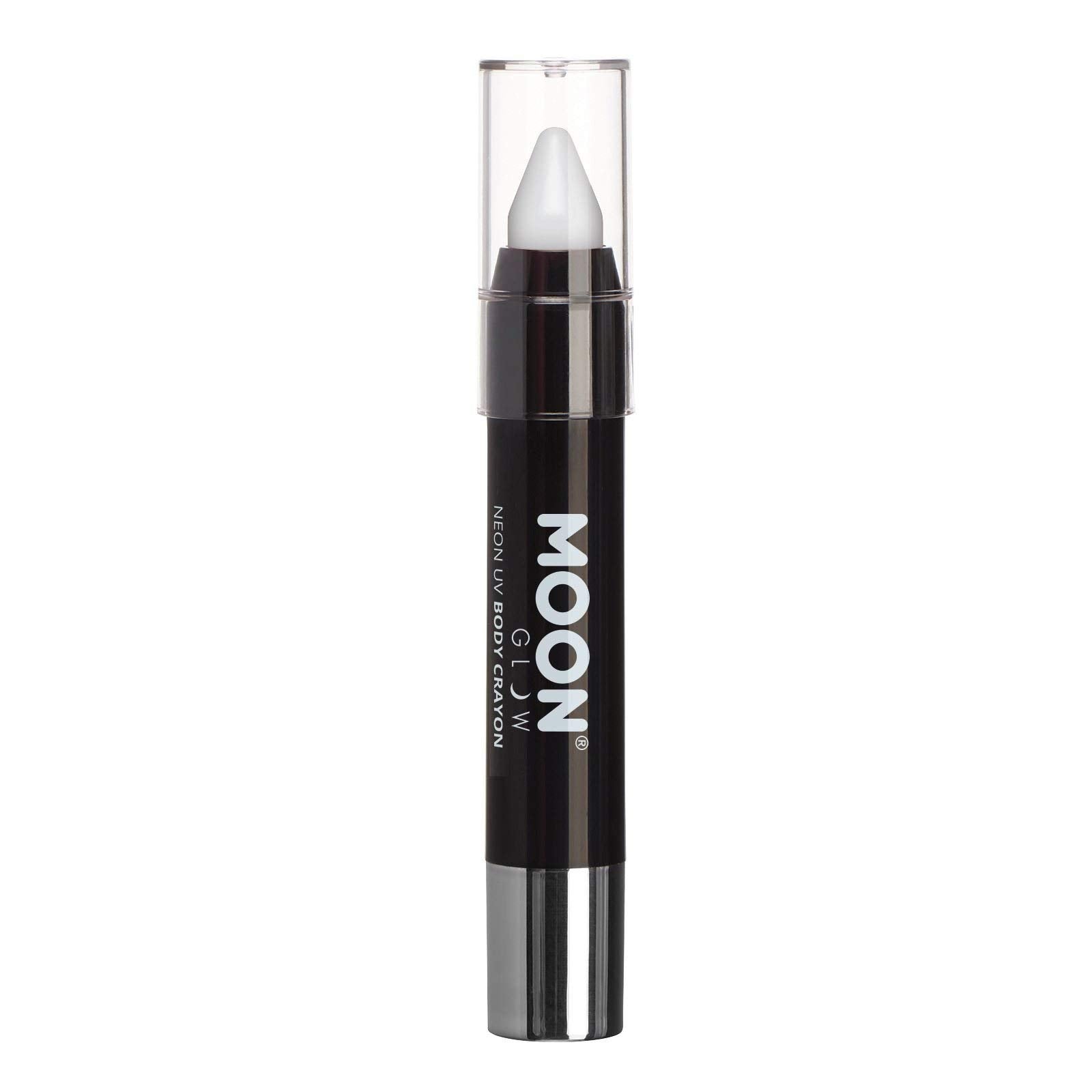 Smiffys Moon Glow Intense Neon UV Body Crayons, White