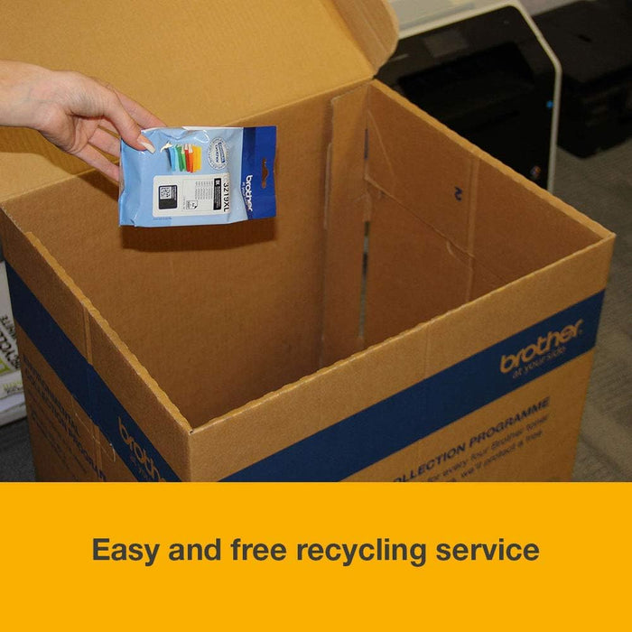 BROTHER, LC-421XLBK Inkjet Cartridge, Black, Single Pack, High Yield Includes 1 x Inkjet Cartridge, Brother Genuine Supplies