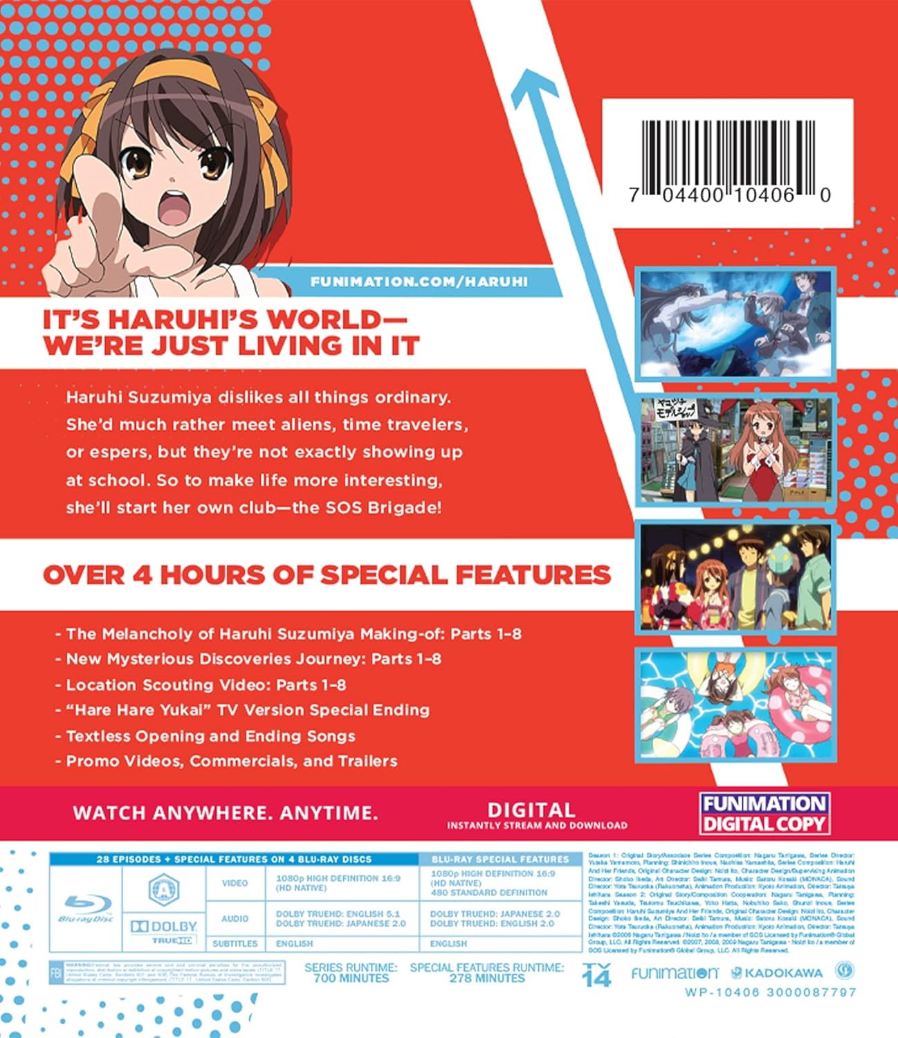 The Melancholy Of Haruhi Suzumiya - Seasons One And Two