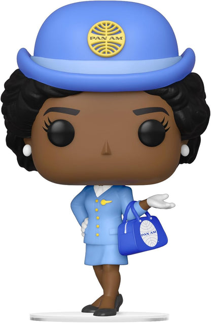 Funko POP! Ad Icons: Pan Am Stewardess Am - Stewardess - Blue Bag - Pan-Am - Collectable Vinyl Figure - Gift Idea - Official Merchandise - Toys for Kids & Adults - Ad Icons Fans
