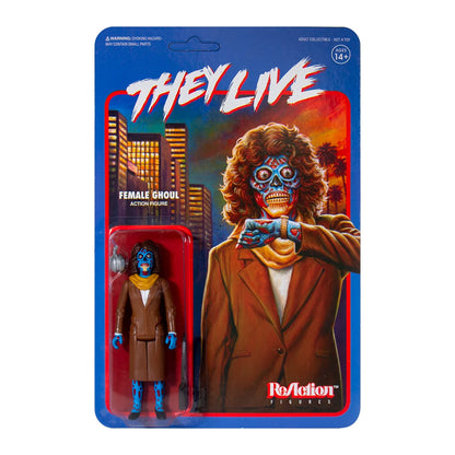 Super7 They Live Female Ghoul 3.75 in Reaction Figure