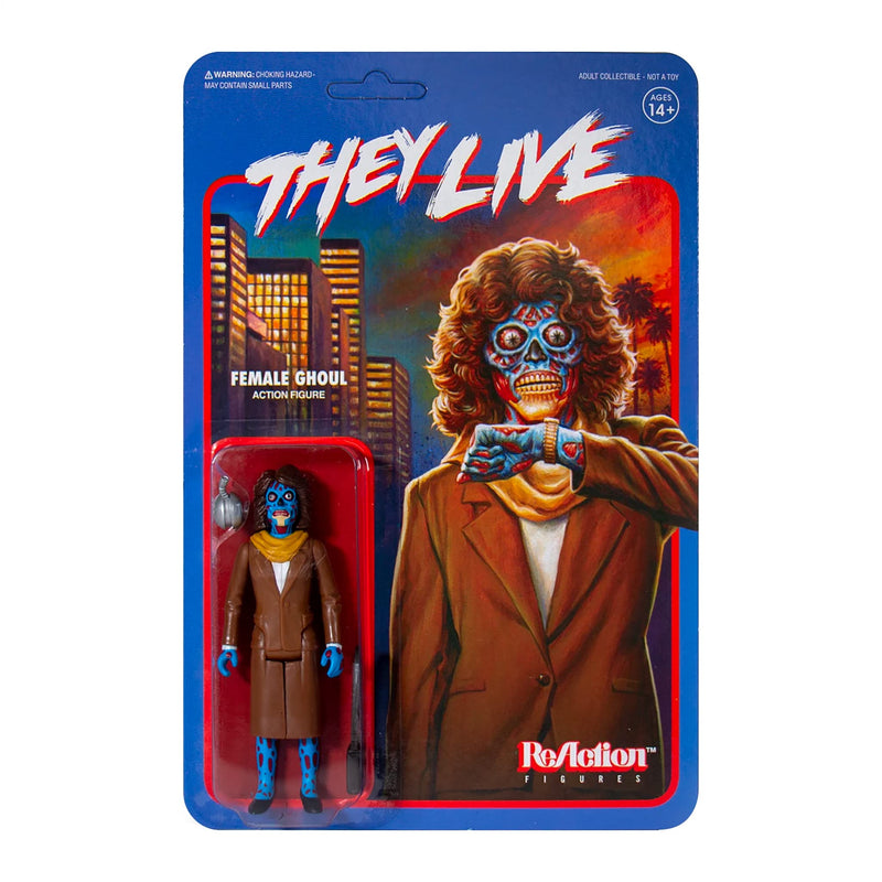 Super7 They Live Female Ghoul 3.75 in Reaction Figure
