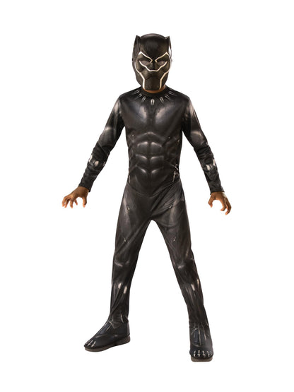 Rubie's Official Marvel Avengers Endgame Black Panther Classic Childs Costume, Kids Superhero Fancy Dress