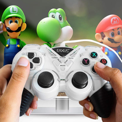 Eaxus® Cube Classic Controller für Wii / GameCube / GC. Gamepad/Joypad für Ihre Konsole mit Turbofunktion und Zeitlupenfunktion