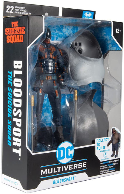 McFarlane Toys, DC Multiverse Build-A 7-inch Bloodsport Action Figure, Collectible DC Suicide Squad Movie Figure with Stand Base and Unique Collectible Character Card – Ages 12+