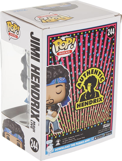 Funko POP! Rocks: Jimi Hendrix - (Live In Maui Jacket) - Collectable Vinyl Figure - Gift Idea - Official Merchandise - Toys for Kids & Adults - Music Fans - Model Figure for Collectors and Display OS