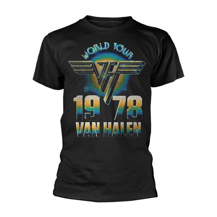 Van Halen 'World Tour 78' (Black) T-Shirt (Large
