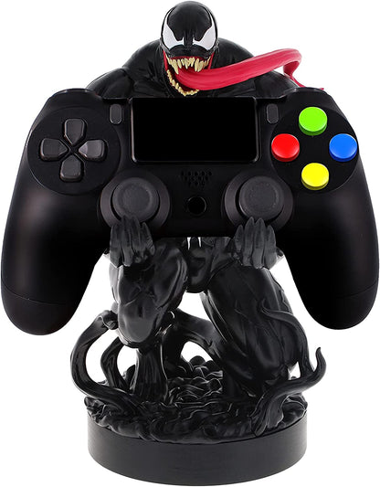 Cable Guys - Marvel Comics Venom Gaming Accessories Holder & Phone Holder for Most Controller (Xbox, Play Station, Nintendo Switch) & Phone