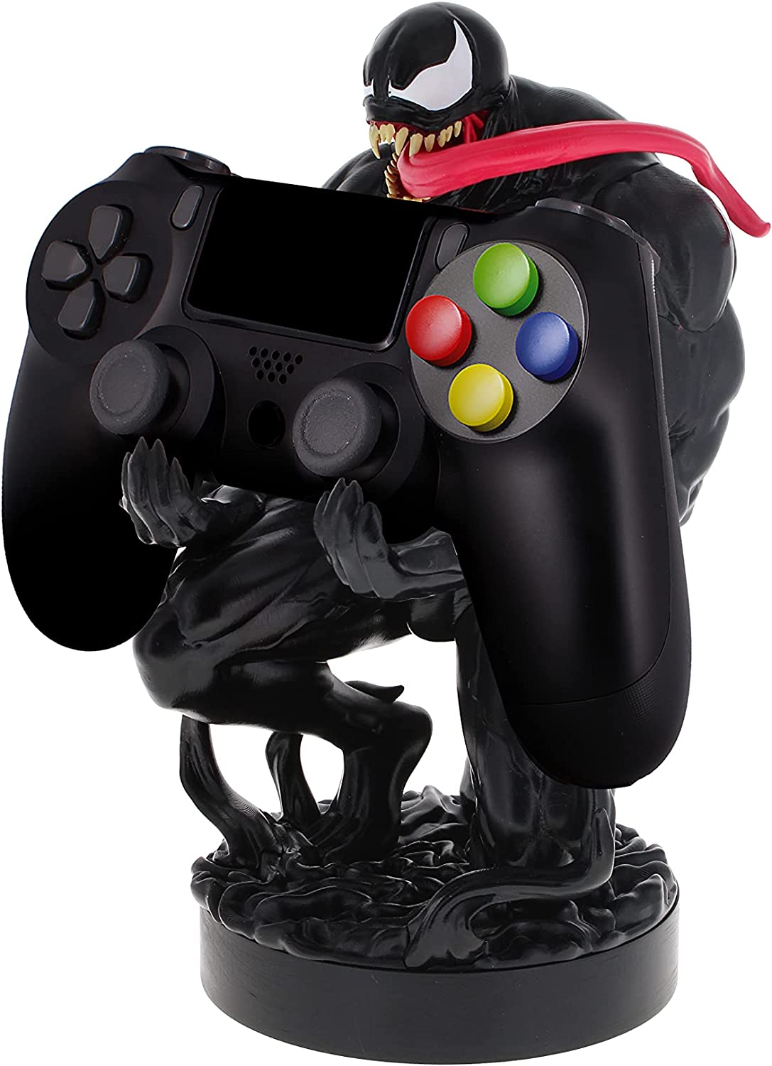 Cable Guys - Marvel Comics Venom Gaming Accessories Holder & Phone Holder for Most Controller (Xbox, Play Station, Nintendo Switch) & Phone