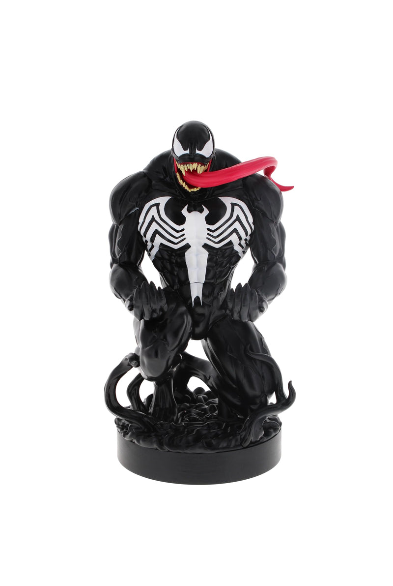 Cable Guys - Marvel Comics Venom Gaming Accessories Holder & Phone Holder for Most Controller (Xbox, Play Station, Nintendo Switch) & Phone, EXG Venom Cable Guy - Not Machine Specific, Porta elettroniche Exquisite Gaming Venom