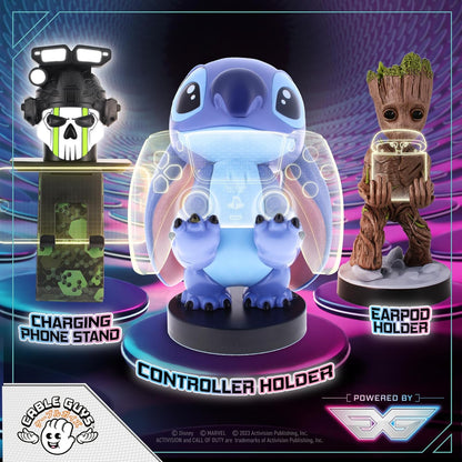 Cable Guys - Disney Stitch Gaming Accessories Holder & Phone Holder for Most Controller (Xbox, Play Station, Nintendo Switch) & Phone
