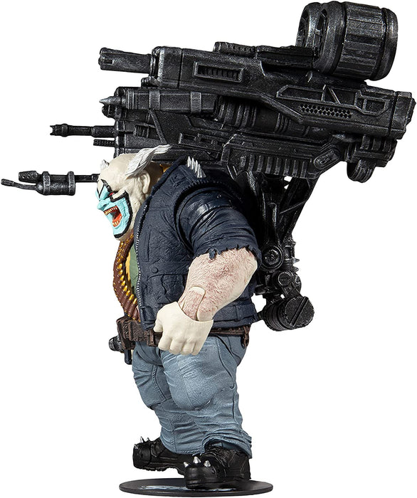 McFarlane Toys, Spawn Comic 7-inch The Clown Deluxe Spawn Action Figure with 22 Moving Parts, Collectible DC Figure with Accessories and Collectors Stand Base – Ages 12+