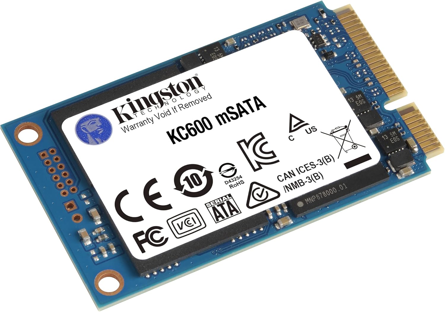 Kingston KC600 SSD 1024GB SATA3 mSATA - SKC600MS/1024G