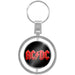 AC/DC Logo Spinner Key Chain Black