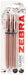 Zebra Pen Z Grip Black Pens Ballpoint, Super Trendy Rose Gold Ballpoint Pens with Triangular Barrel, Pens, Black Ink, Reliable Black Biro Pens Multipack for Everyday Use-Medium Point, 3 pk,Pack of 2
