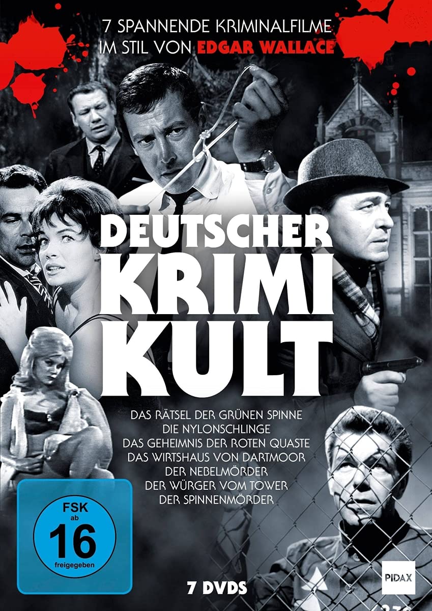Deutscher Krimi-Kult / 7 spannende Kriminalfilme im Stil von Edgar Wallace (Pidax Film Klassiker)