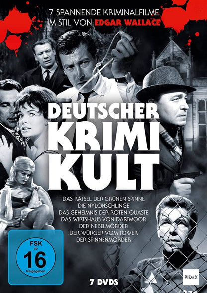 Deutscher Krimi-Kult / 7 spannende Kriminalfilme im Stil von Edgar Wallace (Pidax Film Klassiker)
