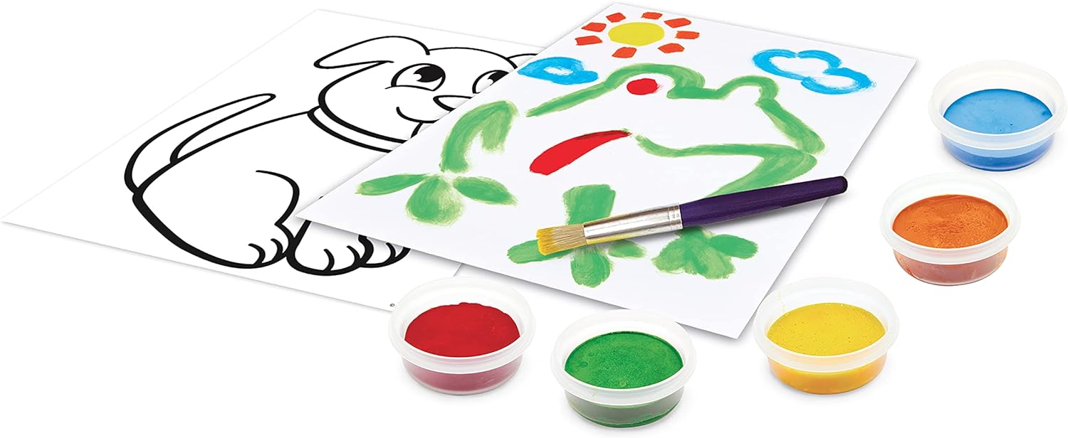 Crayola Mini Kids, Spill Proof Paint Set, Washable Paint for Kids, Age 36m+ 81-1483