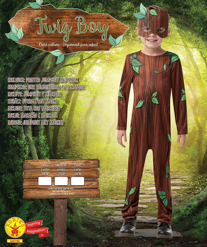 Rubie's Official Twig Boy, Child Costume, Book Day Character