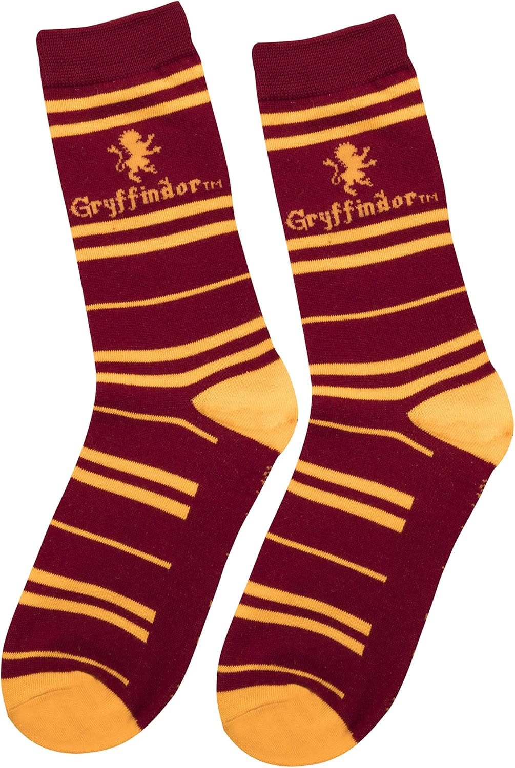 Cinereplicas - Harry Potter - Unisex's 3-Pack - Hogwarts Houses Patterned Socks - Gryffindor - Shoe 6 to 12…