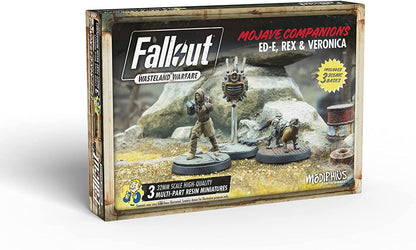 Modiphius Fallout – Wasteland Warfare - Ed-E, Rex and Veronica, Multi