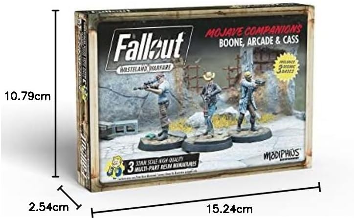 Fallout - Wasteland Warfare - Boone Arcade and Cass