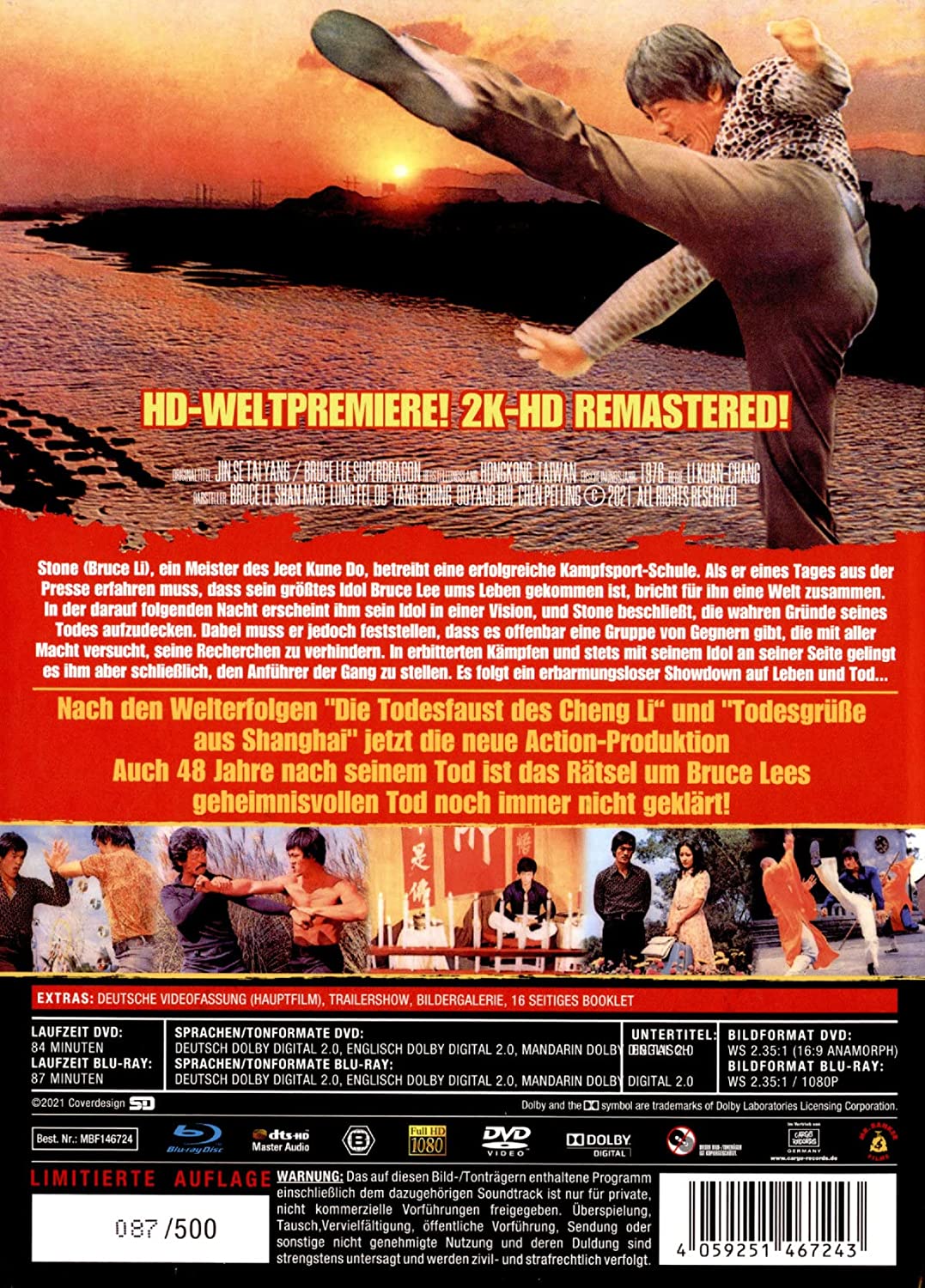 THE KING OF KARATE BRUCE LEE - ER BLEIBT DER GRÖSSTE - Mediabook Cover B