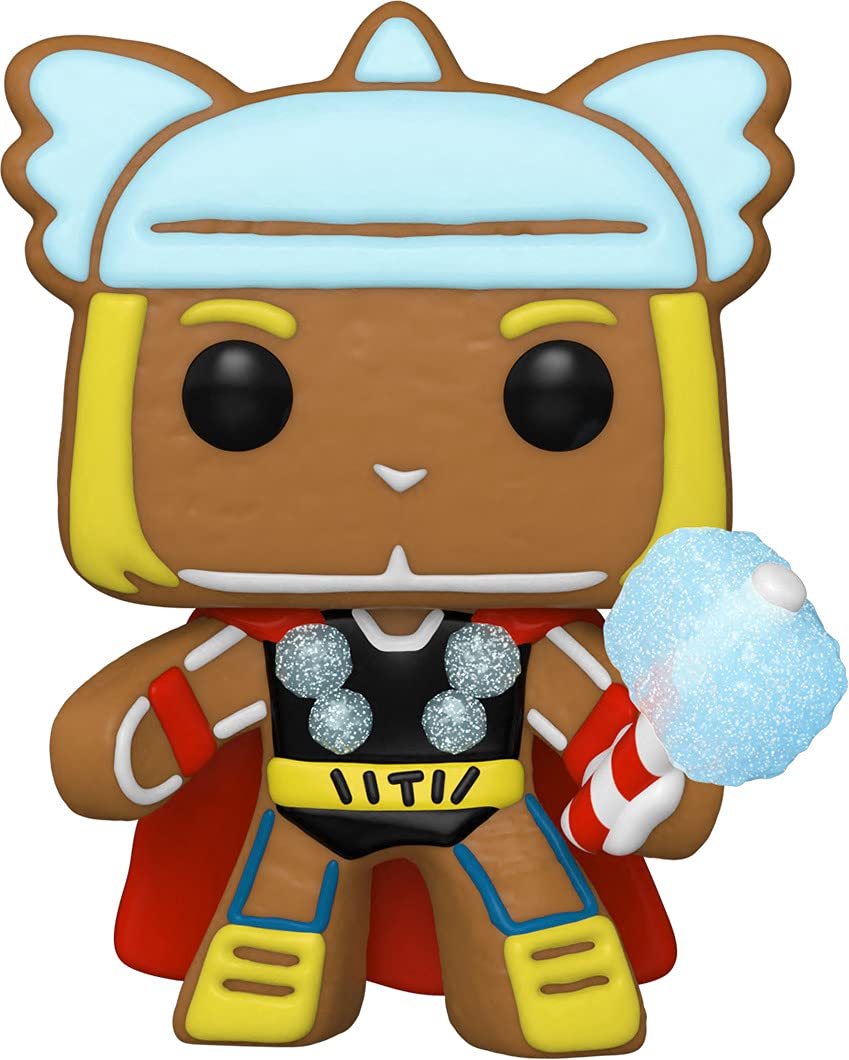 Funko POP! Marvel: Holiday - Thor - Marvel Comics - Collectable Vinyl Figure - Gift Idea - Official Merchandise - Toys for Kids & Adults - Comic Books Fans - Model Figure for Collectors and Display
