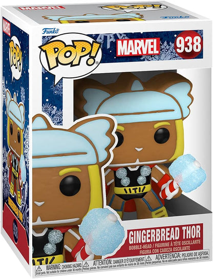 Funko POP! Marvel: Holiday - Thor - Marvel Comics - Collectable Vinyl Figure - Gift Idea - Official Merchandise - Toys for Kids & Adults - Comic Books Fans - Model Figure for Collectors and Display