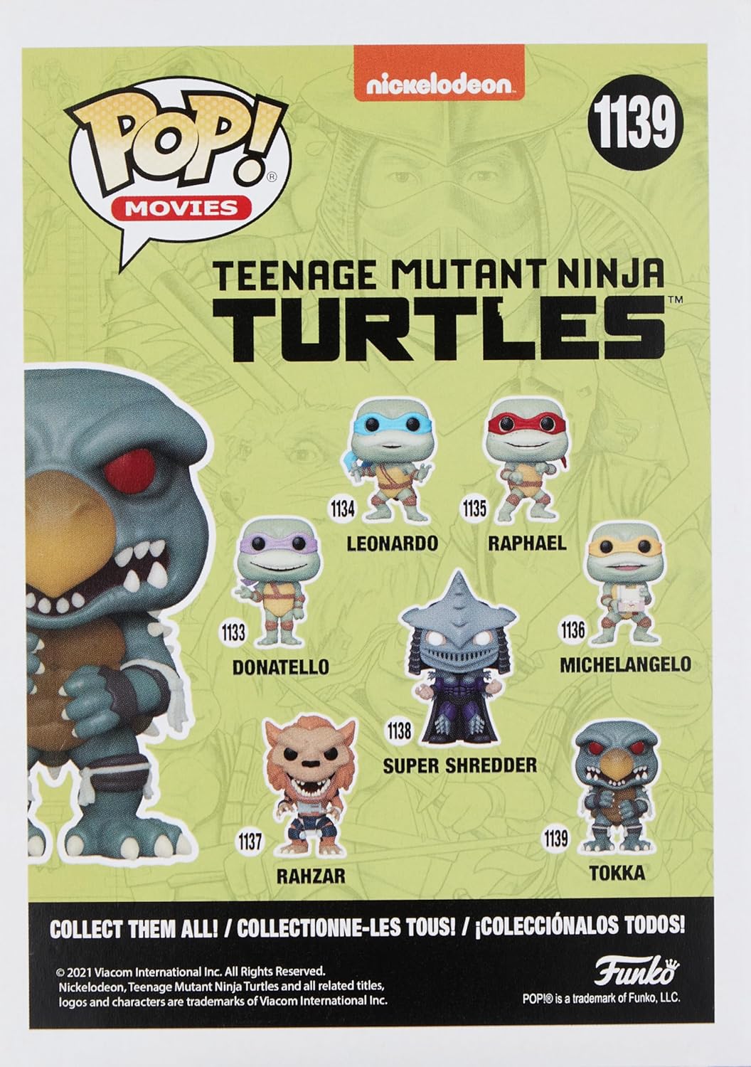 Funko Pop! Movies: Teenage Mutant Ninja Turtles - (Teenage Mutant Ninja Turtles (TMNT) ) 2- Tokka - Collectable Vinyl Figure - Gift Idea - Official Merchandise - Toys for Kids & Adults - Movies Fans