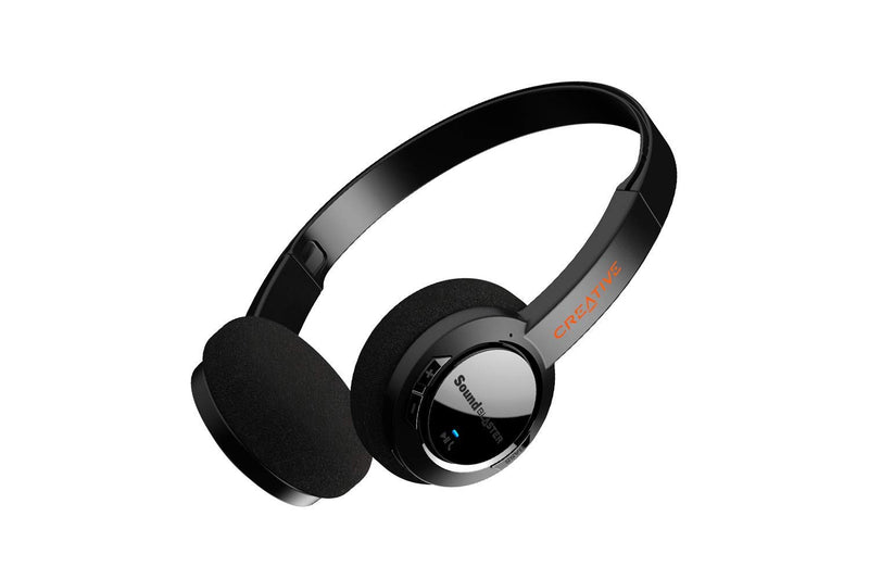 Sound Blaster JAM V2 leichter kabelloser On-Ear-Bluetooth 5.0 Kopfhörer mit USB-C, aptX Low Latency, aptX HD, Multipoint-Konnektivität, Spracherkennung und Rauschunterdrückung, 22 Stunden Akkulaufzeit