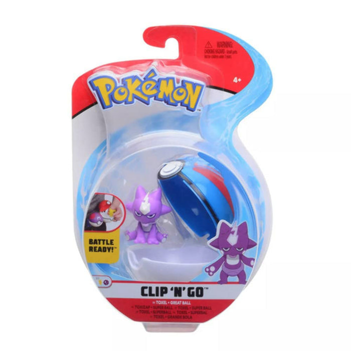 Pokemon - Clip n' Go - Toxel & Great Ball (PKW0154