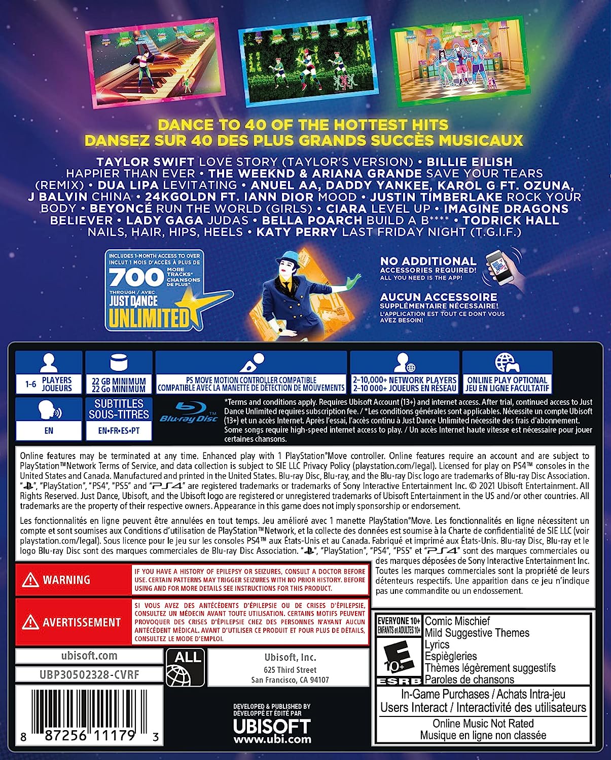 Just Dance 2022 Standard Edition (輸入版:北米) - PS4