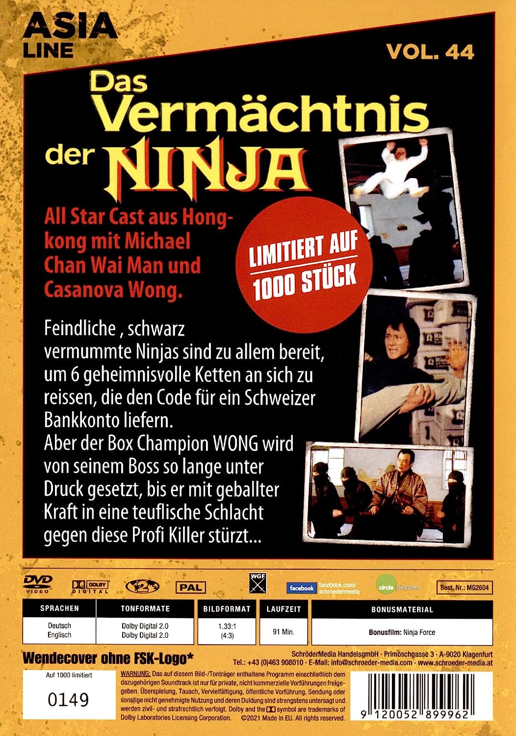 Asia Line: Das Vermächtnis der Ninja