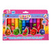 Jouetprive-Fruity Squad Markers Super Wide Tip with Fragrance, 12 pieces.