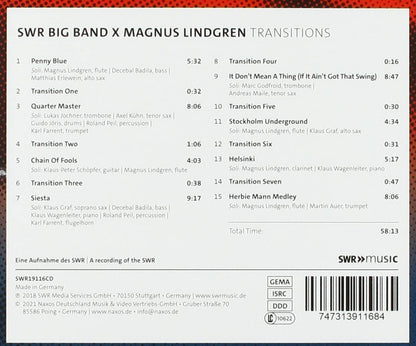 Swr Big Band X Magnus Lindgren-Transitions