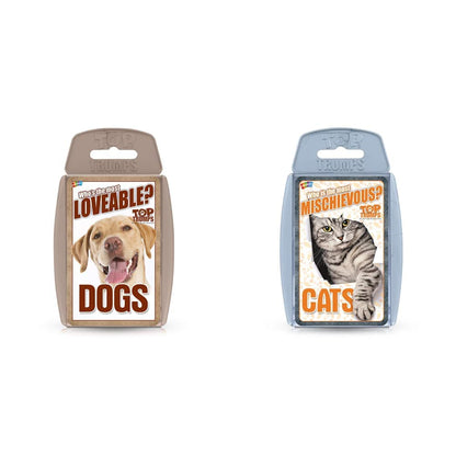 Top Trumps Dogs Classics Kartenspiel, erfahren Sie Fakten über Boxer, Mops, Husky und Chihuahua in diesem pädagogischen Spiel, Geschenke und Spielzeug für Jungen und Mädchen ab 6 Jahren, für 2 Spieler