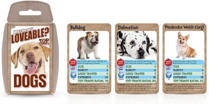 Top Trumps Dogs Classics Kartenspiel, erfahren Sie Fakten über Boxer, Mops, Husky und Chihuahua in diesem pädagogischen Spiel, Geschenke und Spielzeug für Jungen und Mädchen ab 6 Jahren, für 2 Spieler