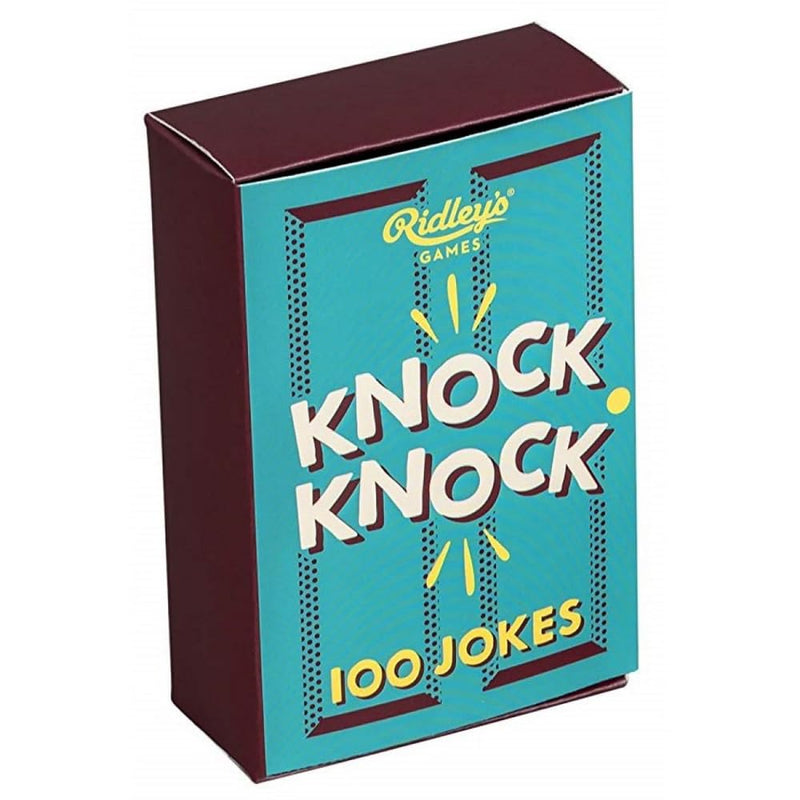 Ridley’s 100 Knock Knock Joke Cards – Includes 100 Jokes for Kids and Adults, Funny Jokes for Family-Friendly Fun – Makes a Great Gift Idea Knock Knock Jokes