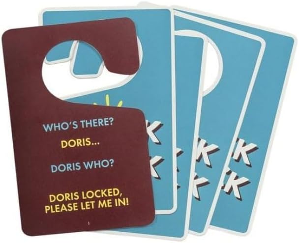 Ridley’s 100 Knock Knock Joke Cards – Includes 100 Jokes for Kids and Adults, Funny Jokes for Family-Friendly Fun – Makes a Great Gift Idea Knock Knock Jokes
