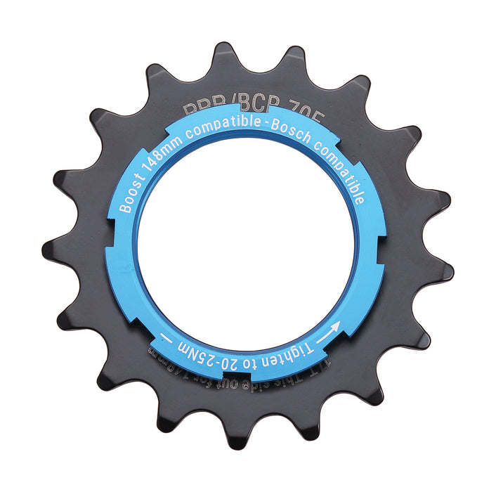 BBB e-Bike Sprocket in Grey 17T, Grey Blue