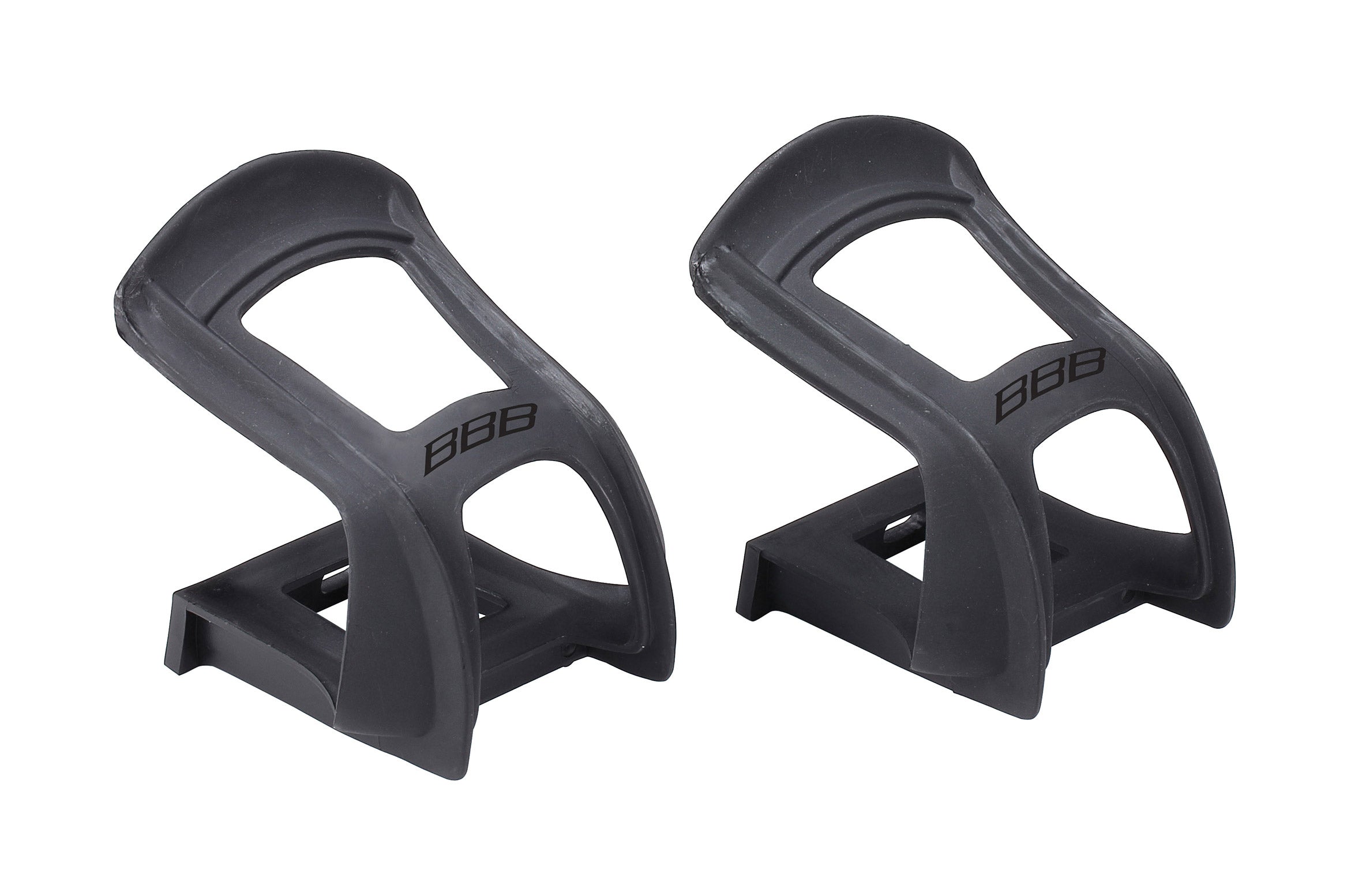 BBB Cycling Bike Toe-Clips Strapless Old School Original Black One Size NoseTight BPD-95