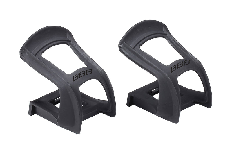 BBB Cycling Bike Toe-Clips Strapless Old School Original Black One Size NoseTight BPD-95