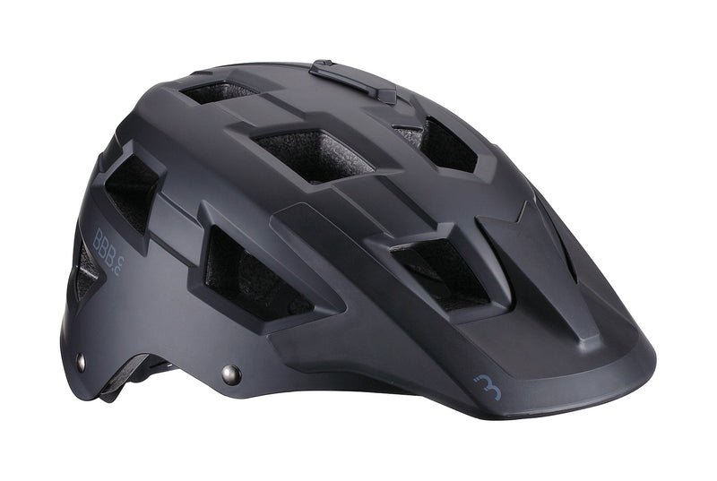 BBB Cycling, Adult MTB Mountain Bike Cycle Helmet with Large Visor for Trek and Trail Bikes, Camera Mount, ABS Shell, Nanga, BHE-54