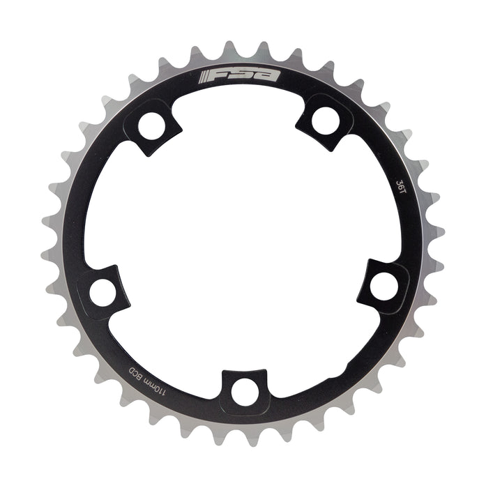 FSA Pro Road N10/11 110BCD Plateau de pédalier Noir 110 x 36 Dents Mixte