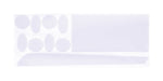 BBB, Set di Adesivi protettivi per Telaio Bici Protection ClearSkin, Bianco (Transparent