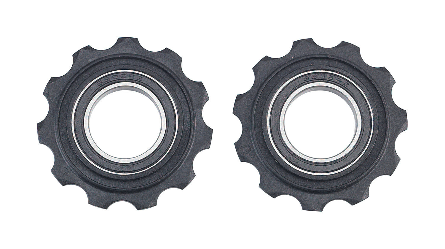 BBB Cycling, 11-T RollerBoys Jockey Wheels, 9- 10- and 11-Speed SRAM Compatible, For Urban and Road Bikes, Internal Lubricant System, Bushings Included BDP-05