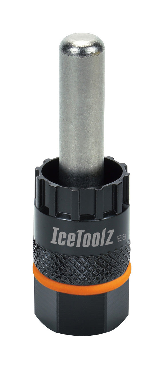 IceToolz Unisex_Adult mit 12mm Guide Pin Cassette Lock Ring Tool, Black, M